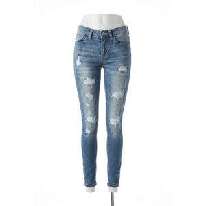 NEW JUDY BLUE bootyfull destroyed skinny jean - plus in blue